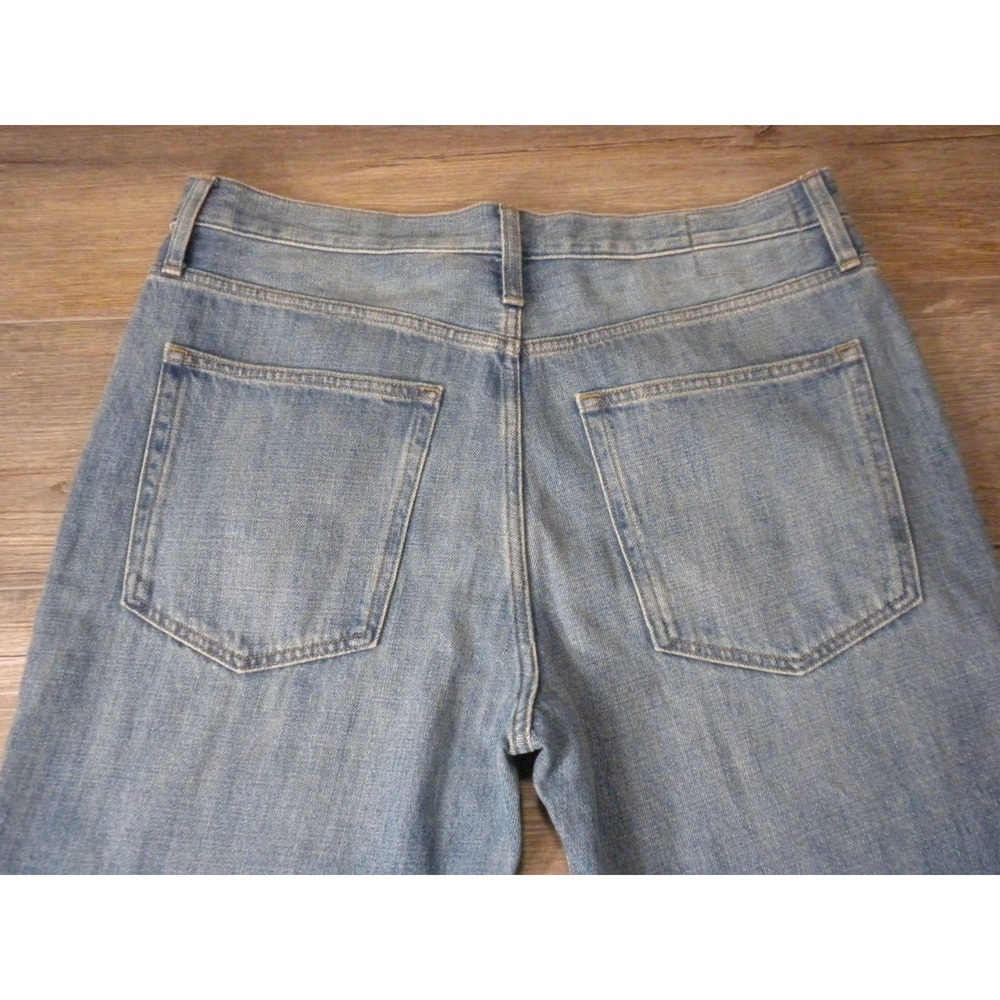 J Crew Jeans Womens 30 Blue Denim '84 Slouchy Button Fly Relaxed Straight NWT - Picture 4 of 15